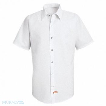 RED KAP Industrial Slv Wht 100 perPET 2XL, 14Y257