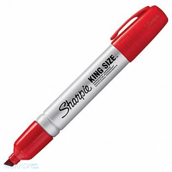 SHARPIE Industrial Marker Permanent Red PK12, 8ZW76