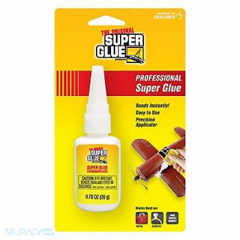 SUPER GLUE Instant Adhesive .70 fl oz Bottle, 3EHP1