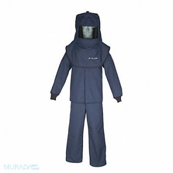 OBERON COMPANY Arc Flash Suit Kit Gray XL, 53PX68