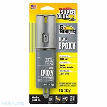SUPER GLUE Epoxy Adhesive Syringe 1 1 Mix Ratio, 1FBG9