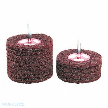 SUPERIOR ABRASIVES Satin Disc Wheel A/O Coarse 1x1/2x1/8, 152R27