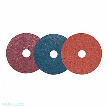 SUPERIOR ABRASIVES Fiber Disc A/O 4-1/2 Hole 7/8 Grit 60, 153N98
