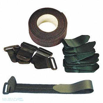 VELCRO BRAND Cinch Strap Kit 2 Black, 15A794