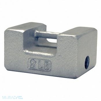 RICE LAKE WEIGHING SYSTEMS Weight Grip Hndle 2lb Cast Iron Class 7, 15F057