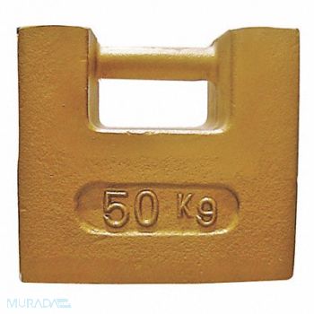 RICE LAKE WEIGHING SYSTEMS Weight Grip Handle 50kg Cast Iron ClassF, 15F065