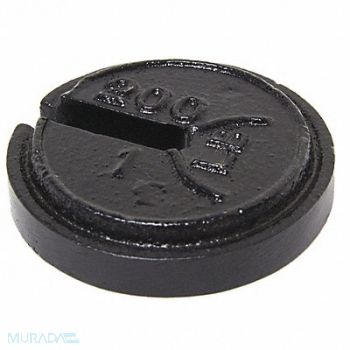 RICE LAKE WEIGHING SYSTEMS Weight Slotted 200x1lb Cast Iron Class7, 15F148