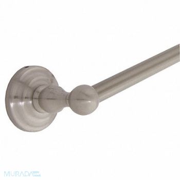 GRAINGER APPROVED Towel Bar SS Zinc 26 3/4 in Overall W, 15F402