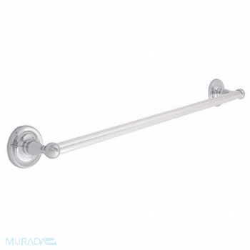 GRAINGER APPROVED Towel Bar Zinc 20 1/4 in Overall W, 15F403
