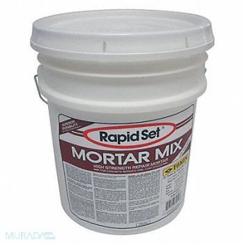 RAPID SET Mortar 55 lb Pail Gray, 15F525