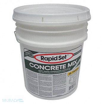 RAPID SET Concrete Mix Pail 60 lb Concrete Mix, 15F527