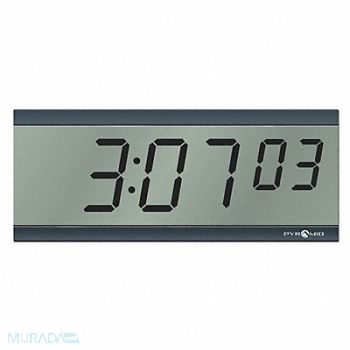 PYRAMID Wall Clock Digital Battery, 15F567