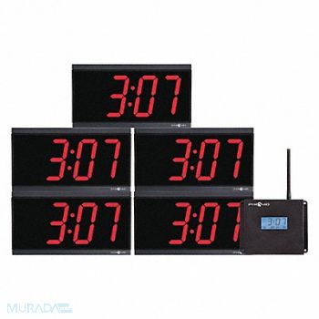 PYRAMID Wall Clock Digital Electric, 15F570
