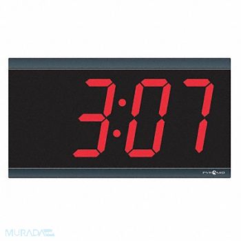 PYRAMID Wall Clock Digital Electric, 15F572