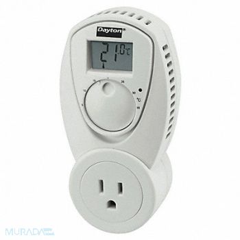 DAYTON Portable Heat Tstat Digital NP 35/5C, 15F626