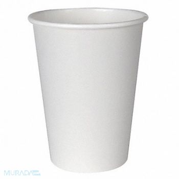 GRAINGER APPROVED Disposable Hot Cup 12 oz WH PK1000, 15J244