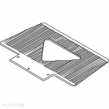 WESCO Nose Plate 17-1/2 W 7-1/2 D 350 lb., 15J303
