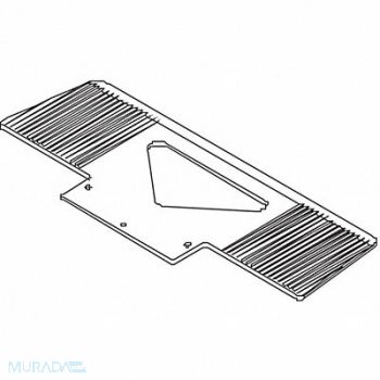 WESCO Nose Plate 23-1/4 W 7 D 350 lb., 15J308