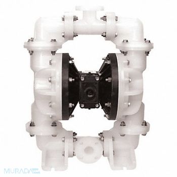 SANDPIPER Dbl DphrmPmp NPT PTFE/PP 3/4in 200gpm, 15U534