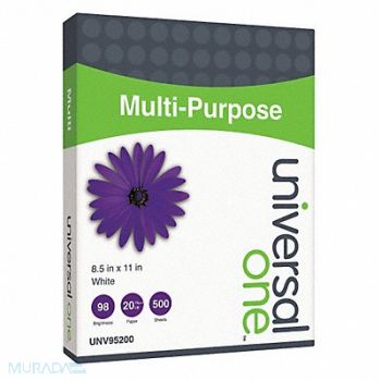 UNIVERSAL ONE Multipurpose Paper 8-1/2 x 11 PK5000, 15U674