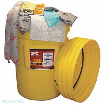 BRADY SPC ABSORBENTS Spill Kit Universal Yellow, 15U832