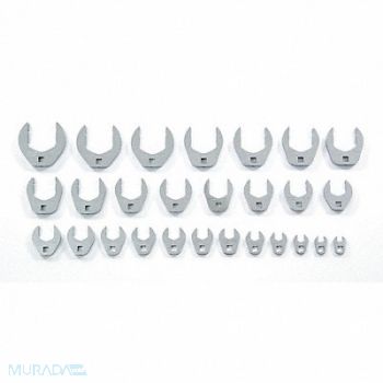 PROTO Crowfoot Skt Set Steel DvSz 3/8 SAE, 15V155