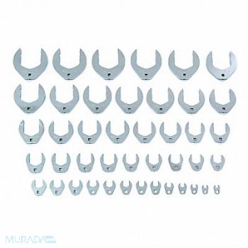 PROTO Crowfoot Skt Set Steel DvSz 3/8 SAE, 15V171