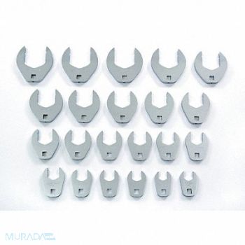 PROTO Crowfoot Skt Set Steel DvSz 1/2 SAE, 15V179