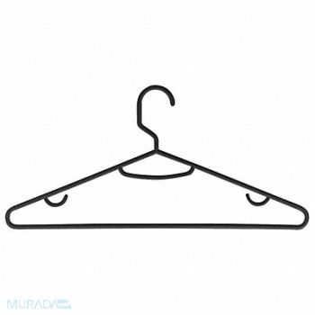 HONEY-CAN-DO Recycled Hanger Black PK15, 15V358