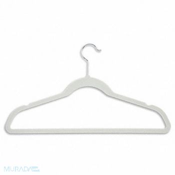 HONEY-CAN-DO Suit Hanger Ivory PK50, 15V404