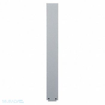 ASI GLOBAL PARTITIONS Partition Column Silver Gray 7 in W, 15W246