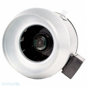 FANTECH Steel 10 dia 15.5 H 12.5 WInlne Duct Fan, 6KVY6