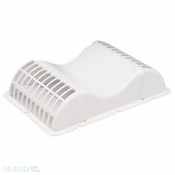 FANTECH Soffit Vent Plastic For 3 to 5 Ducts, 15W869