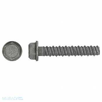 RED HEAD ConcScrw HexWashr SS 1/2 D 3 L PK25, 15X736