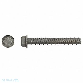 RED HEAD ConcScrw HexWashr SS 1/2 D 4 L PK25, 15X737