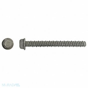 RED HEAD ConcScrw HexWashr SS 1/2 D 5 L PK25, 15X738