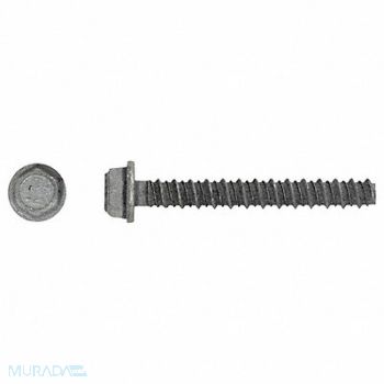 RED HEAD ConcScrw HexWashr S 3/8 D 3 L PK50, 4BU95