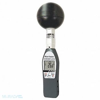 GENERAL Deluxe WBGT Heat Index Monitor 5-95 Pct, 15X983
