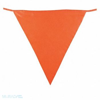 BRADY Pennants Fluorescent Orange 113-1/2 ft., 15Y404