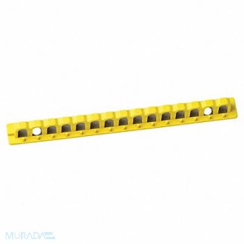 BRADY EZ PANEL 8 IN STANDARD LOCK RAIL PK6, 15Y510
