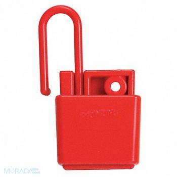 BRADY Lockout Hasp Snap-On 1 Lock, 15Y528