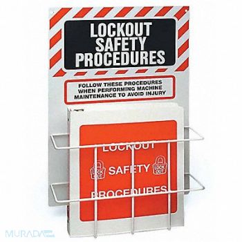 BRADY Lockout Station Unfilled 2 Components, 15Y599