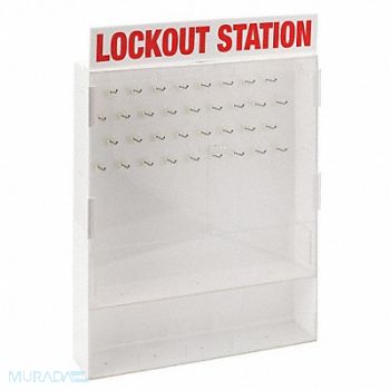 BRADY Lockout Station Unfilled 26 In H, 15Y620