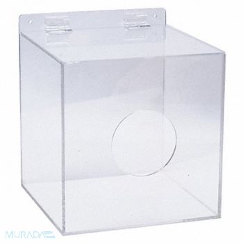 BRADY PPE Disp Stk Clr Acryl Wall Mtg, 15Y774