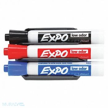 BRADY DRYERASE MARKERS AND ERASER, 15Y901
