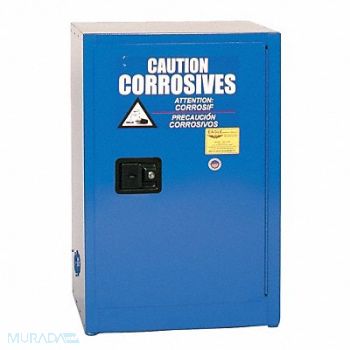 EAGLE Corrosive Safety Cabinet Manual Blue, 15Y997