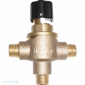 LEONARD VALVE Mixing Valve Bronze 0.25 to 12 gpm, 15Z014