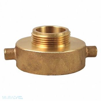 ELKHART BRASS Fire Hose Adapter Straight NHTxNHT, 15Z129