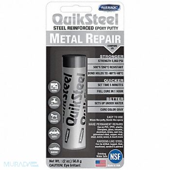 BLUE MAGIC Putty Gray Quicksteel, 2TRJ2