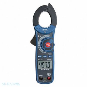 REED INSTRUMENTS Clamp Meter 400A AC Temp, 161A72